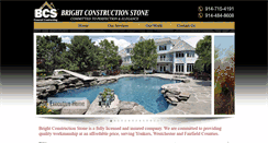 Desktop Screenshot of brightconstructionstone.com